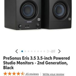 Presonus Eris 3.5 Powered Studio Monitors 
