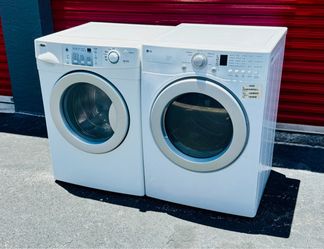🧺 Amana Washer & LG Front-Load Dryer Set – Fully Tested – $450 FREE DELIVERY