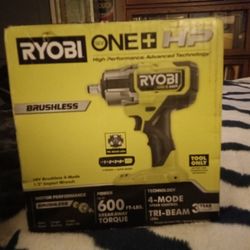 Ryobi HP Brushless 1/2 " Impact Wrench 