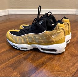 Nike Air Max 95 LX Shoes Wheat Gold Black White Women’s Size 11.5 [AA1103-700]