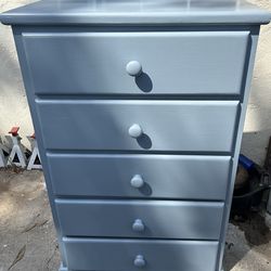 Gorgeous tall grey dresser