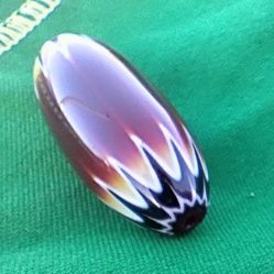 TEMPORARY DISCOUNT THRU 11/26 Art Seymour Handmade Chevron Bead Approx 2" Long Reg. $225
