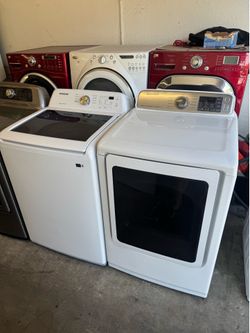 Used Samsung Washer And Gas Dryer Top Load