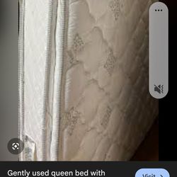 Lightly Used Queen Pillowtop Set
