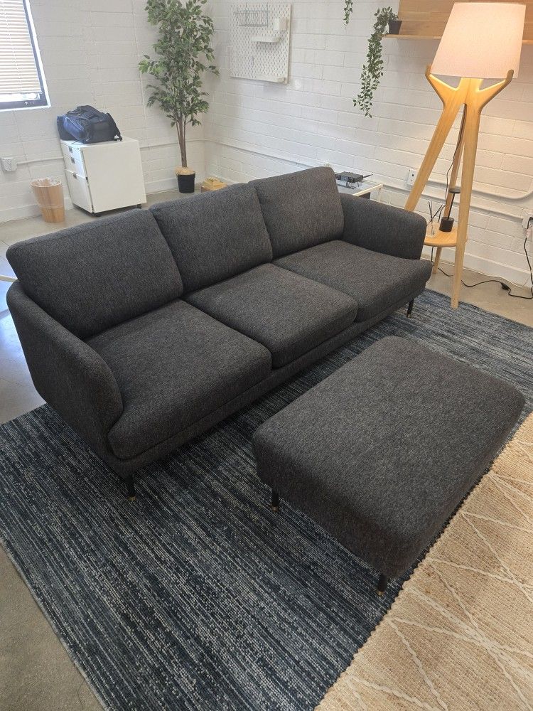 Castlery Pebble Sofa with Ottoman