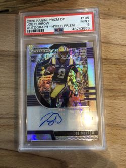 Mint PSA Joe Burrow Auto Rookie Card