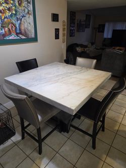 Marble table