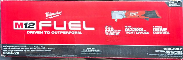 Milwaukee fuel m12 3/8 right angle Impact