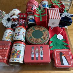 Christmas Gift Tins And Bags
