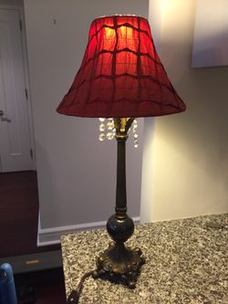 Horchow Classic candlestick lamp 21”