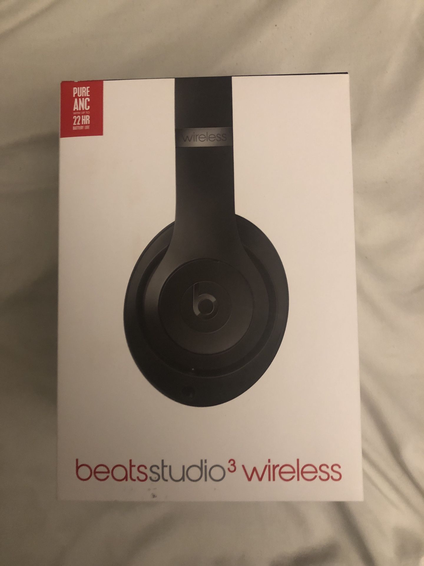 Beats Studio3 Wireless Noise Cancelling On-Ear Headphones - Apple W1 Headphone Chip, Class 1 Bluetooth, Active Noise Cancelling, 22 Hours Of Listeni