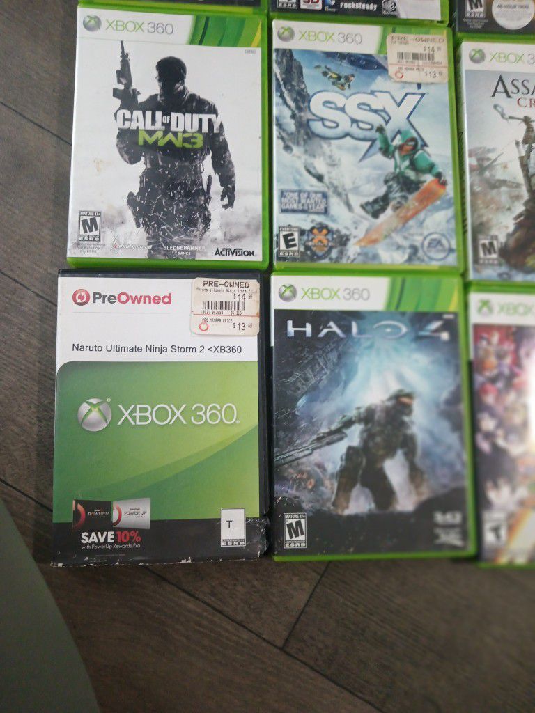 12 Xbox 360 Games 