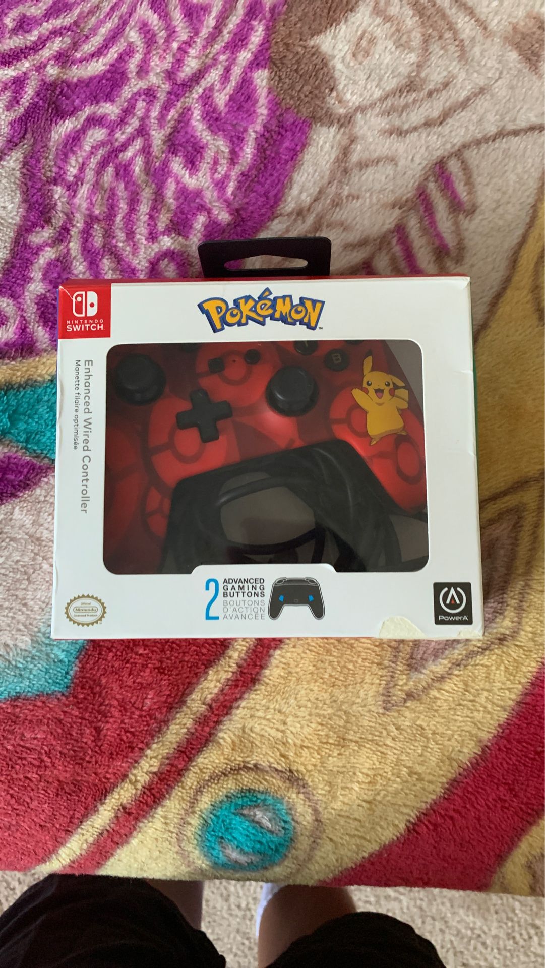 Pokémon Enhanced wired Nintendo switch controller