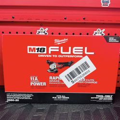 Milwaukee M18 FUEL 18V Lithium-Ion Brushless Cordless 4-1/2 in./5 in. Grinder w/Paddle Switch (Tool-Only)