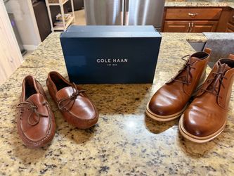Cole Haan Leather Chukka Boots and Loafers
