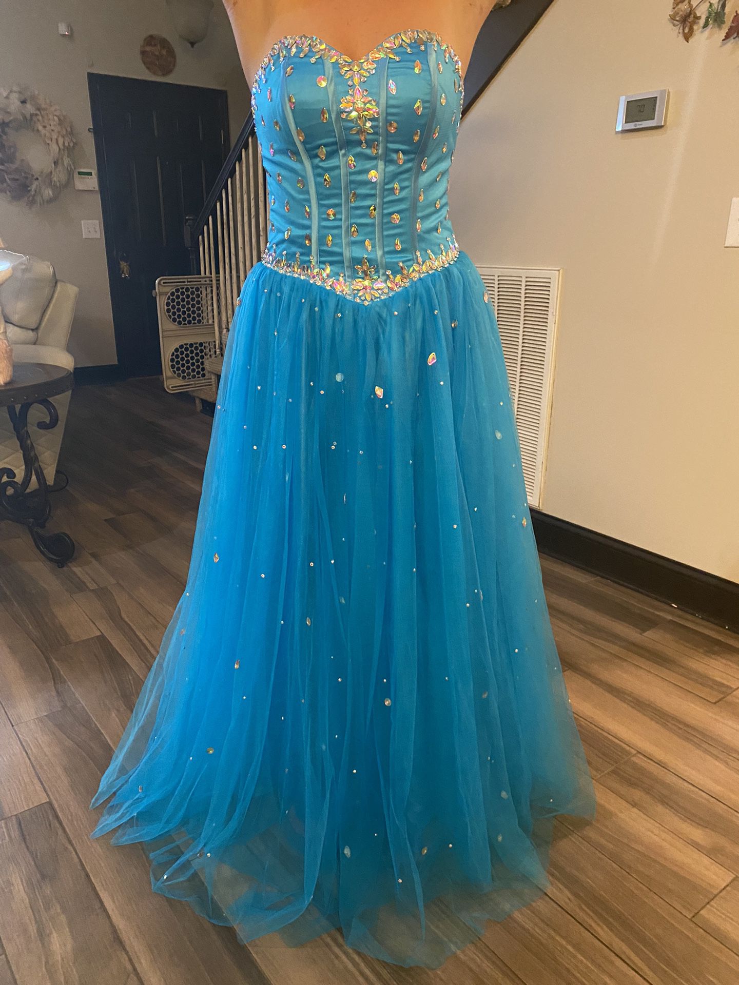 Brand New Beautiful Blue Formal/Prom Dress