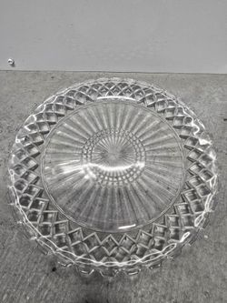 Clear Glass Platter
