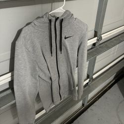 Nike Men’s Grey Zip Up Jacket , Size M