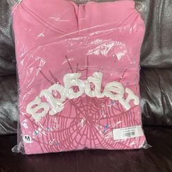 Pink Spider Hoodie 