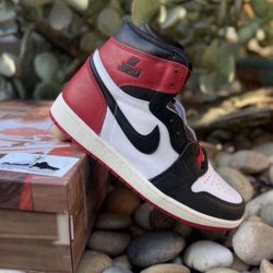 Jordan 1 Black Toe Reimagined Sizes 10.5 