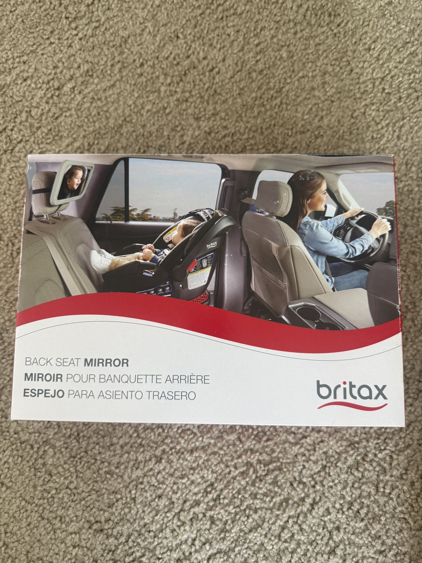 New Britax Back Seat Gray Mirror