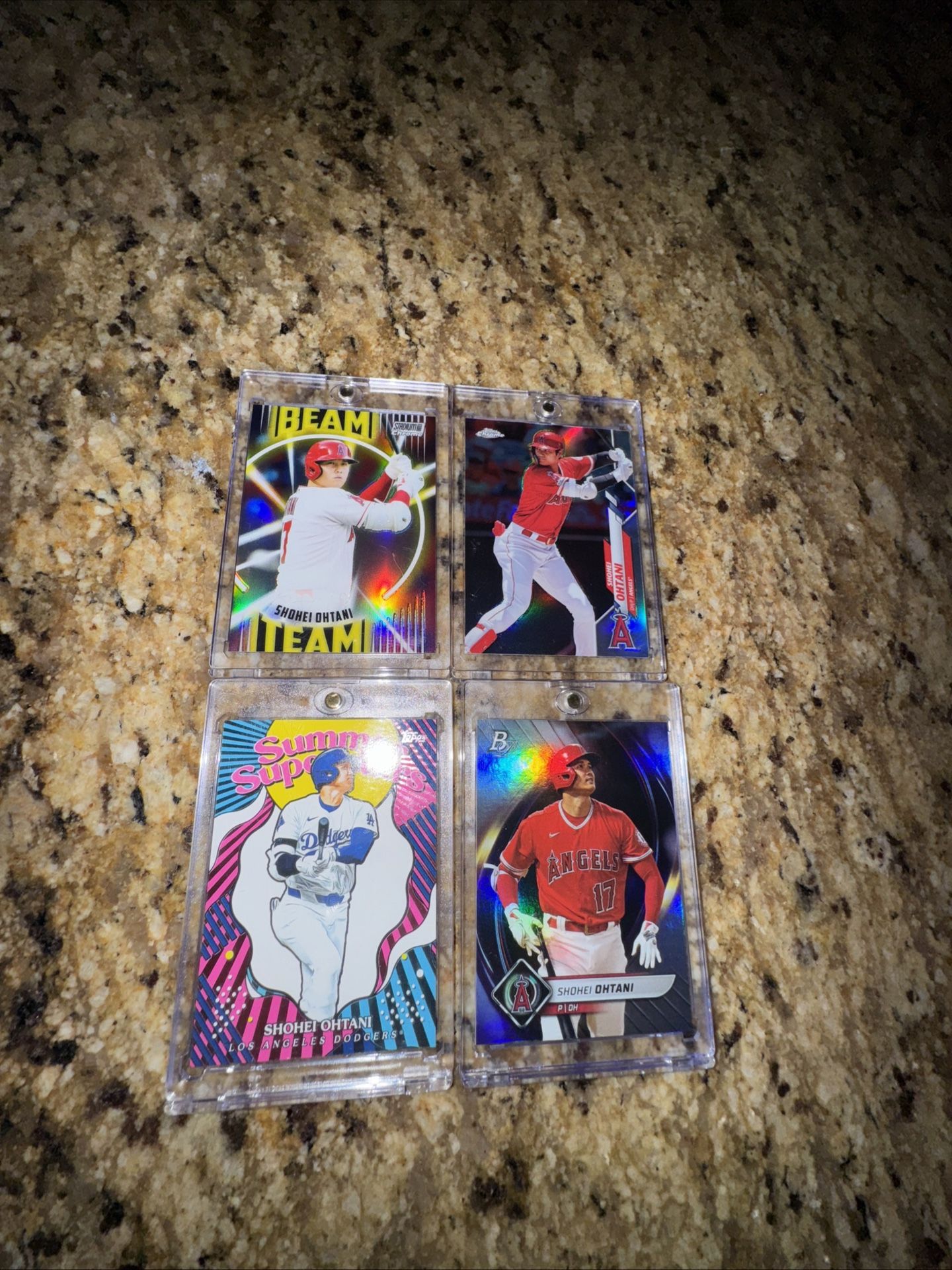 4 Card Shohei Ohtani Lot