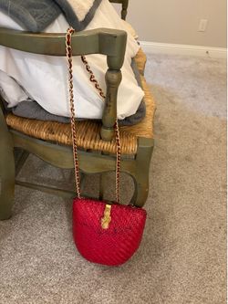 Ginnie Johnson  Designs, red purse.