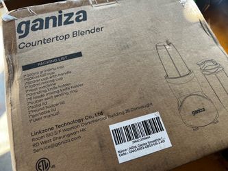Ganiza 14-Piece Personal Blender Smoothie Maker w/ 3 Cups – Open Box