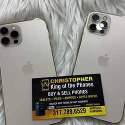 iPhone 12 Pro 128gb Factory unlocked $550  pieza, libre para cualquier país o compañía. Ventas personales sólo en Indianápolis. 