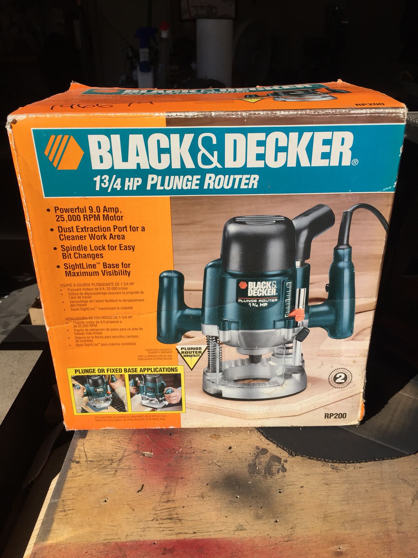 Black and Decker 1 3/4 HP Plunge Router