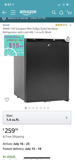 Small fridge