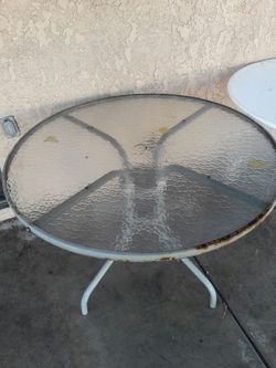 Glass table