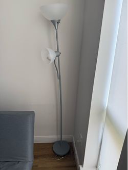 Standing lamp with 2 LED bulbs