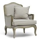 Classic Antiqued French Accent Chair
(New)