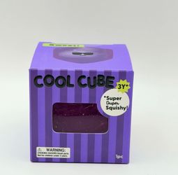 Squishy J’adore Cool Cube Squeeze Purple
