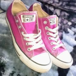 Converse All Stars Pink Sapphire 5.5 Mens/7.5 Wonens