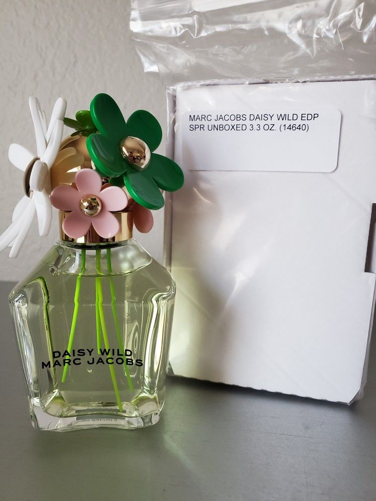 MARC JACOBS DAISY WILD EAU DE PARFUM, 3.4OZ/100ML, NEW NO BOX