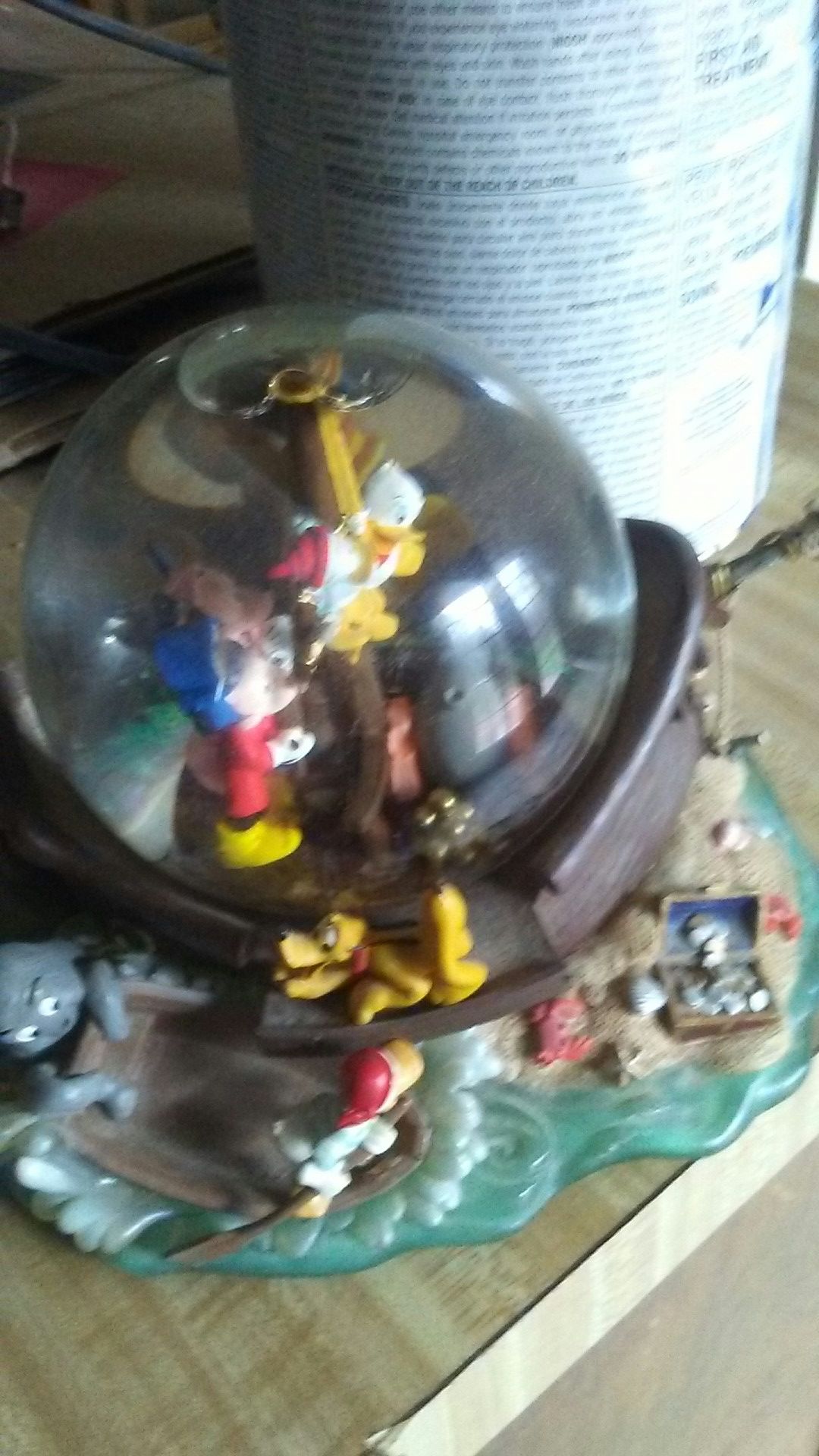 Disney snow globe music box