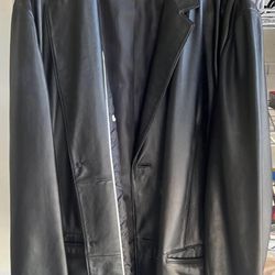 Men’s Leather Coat 54R