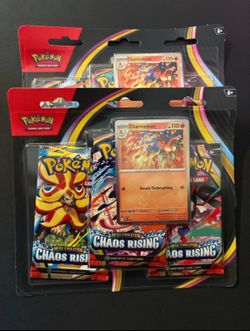 Pokemon chaos Rising 3 pack Blister