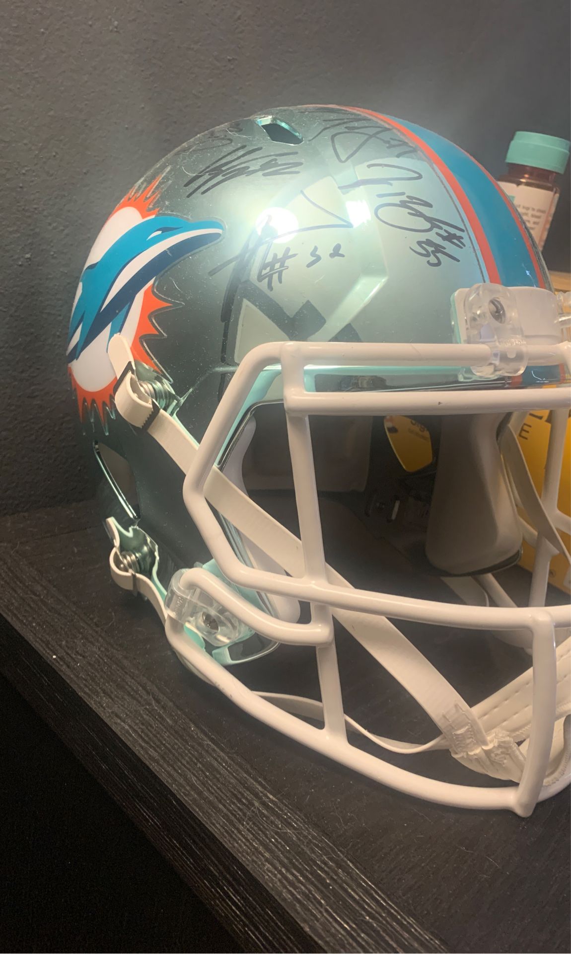 Signed Miami Dolphins helmet (2019)