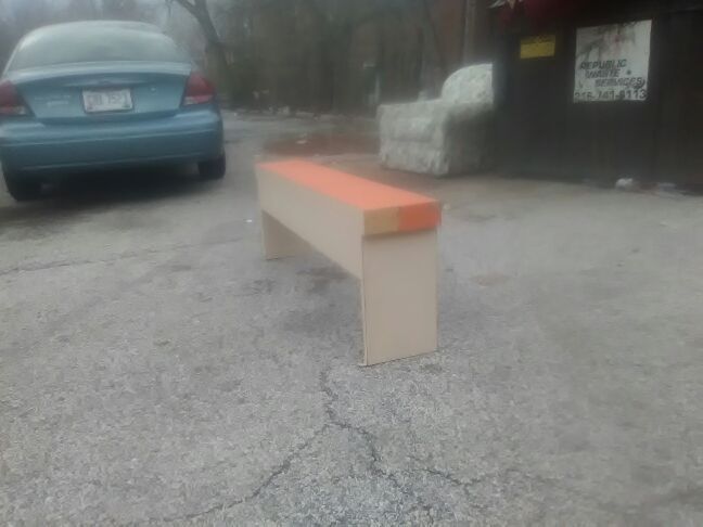 "Nice bench for home, store front, etc...