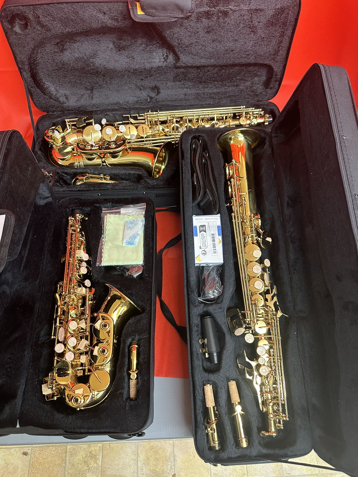 WACO ALTO TENOR SOPRANO Saxophones Excellent Condition