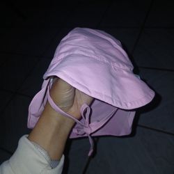New Baby Girl ( 0-6 months) Pink sun protection hat