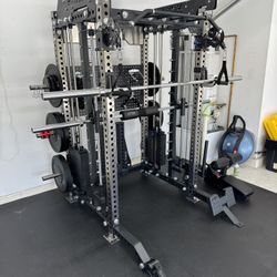 All In One Squat Rack, Functional Trainer, Smith Machine