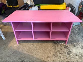 Pink table