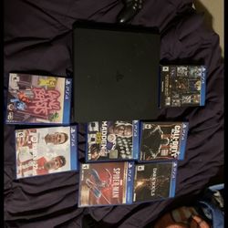 PS4 Slim 1TB with games