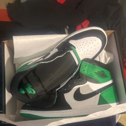 Lucky Green Air Jordan 1 Retro Size 13 