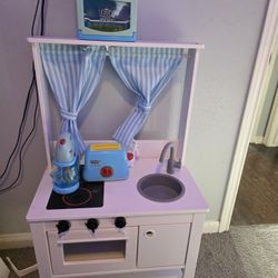 Kids Kitchen With Dishes