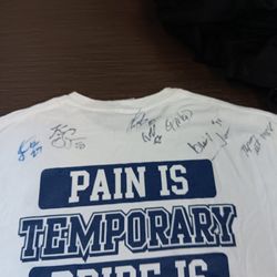 2012 Autographed Shawn Springs Football Camp T-Shirt